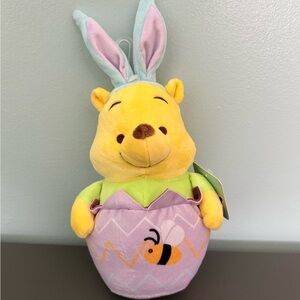 Disney Winnie the Pooh Easter Bunny Plush - Yellow and Lavender